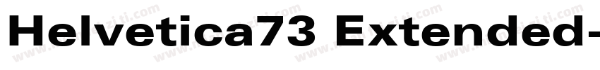 Helvetica73 Extended字体转换
